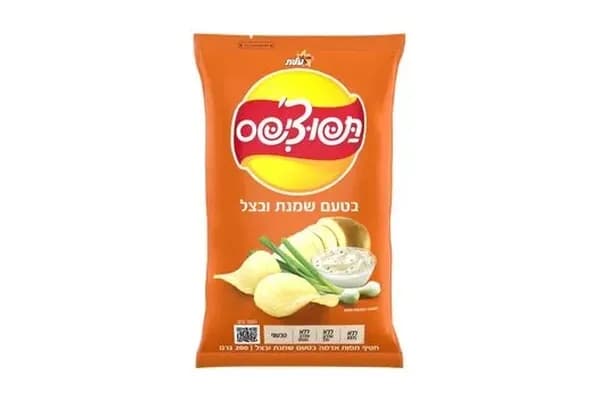 תפוצ'יפס שמנת בצל 200 גרם