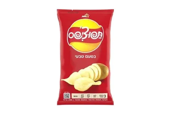 תפוצ'יפס טבעי 200 גרם